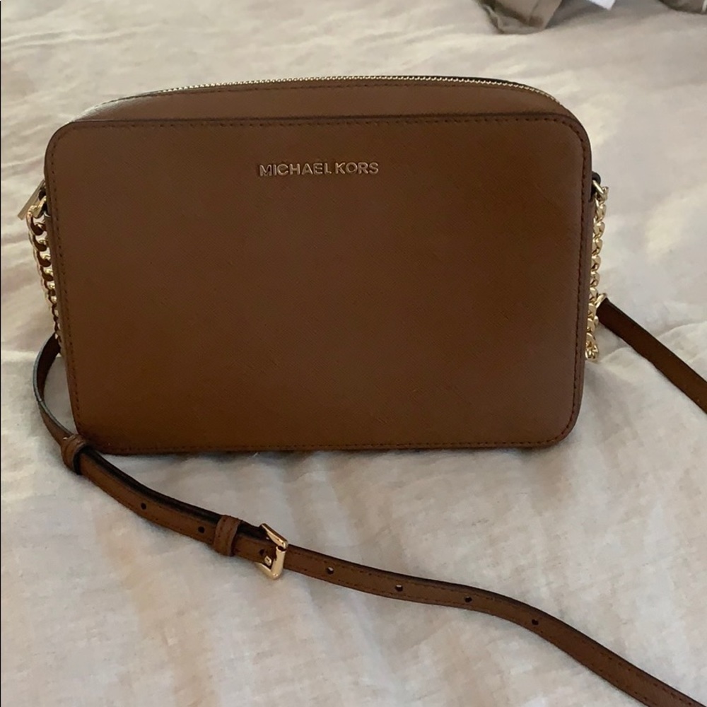 Michael Kors Jet Set East West Leather Crossbody